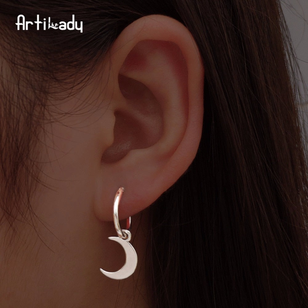 Artilady Aretes Aro de Metal para Mujer — Pendientes Cartílago, Pack Regalo de Joyería