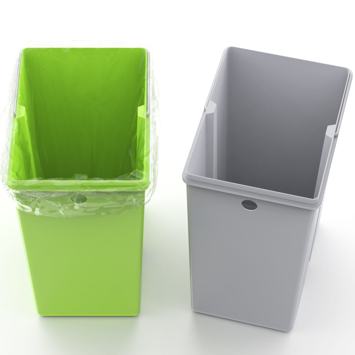 Smart Sensor Kitchen Trash Can – 16 Gallon Stainless Steel with Auto Lid & Recycling Sorter