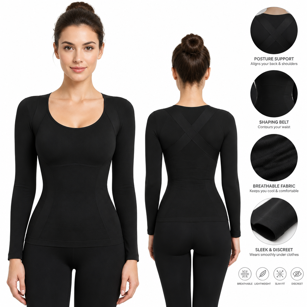 Shaping Belt – Posture Corrector & Body Shaper Shirt
