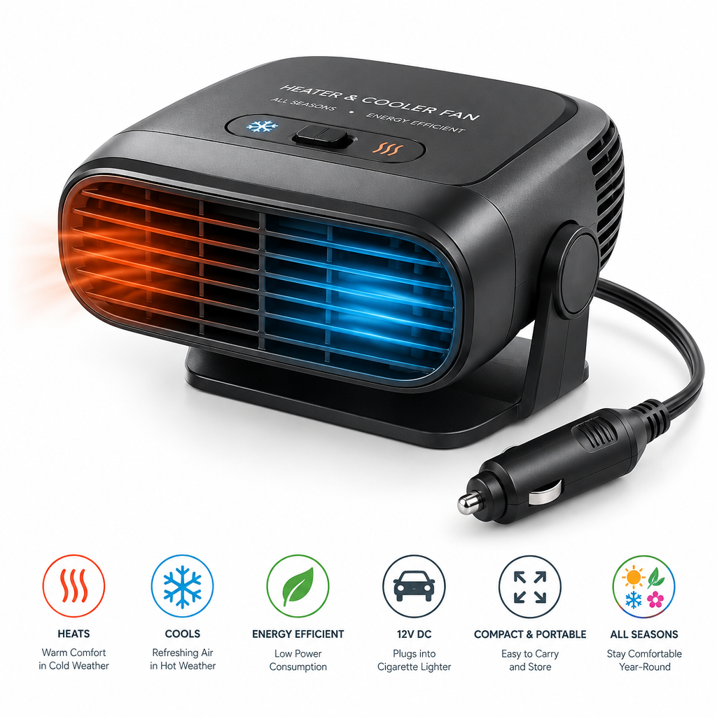 MaxCar Heater & Cooler – Portable Car Climate Control Device